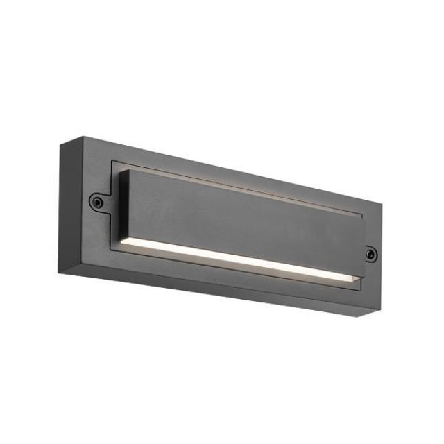 ΦΩΤΙΣΤΙΚΟ ΤΟΙΧΟΥ  LED 6W 255X42X90 3CCT IP65 ΓΚΡΙ ARTE ILLUMINA SENARIO ΦΩΤΙΣΤΙΚΟ ΤΟΙΧΟΥ  LED 6W 255X42X90 3CCT IP65 ΓΚΡΙ ARTE ILLUMINA SENARIO