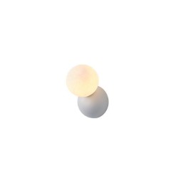 ΑΠΛΙΚΑ TOIXOY ΜΕΤΑΛΛΙΚΗ G9 MAX 25W 100X120mm ΛΕΥΚΟ ARTE ILLUMINA TERPSI