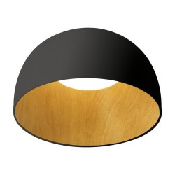 ΠΛΑΦΟΝΙΕΡΑ LED 20W Φ35*H20CM 3 CCT ΜΑΥΡΟ ARTE ILLUMINA MOONLIGHT