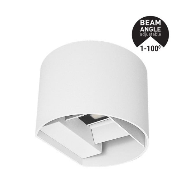 ΑΠΛΙΚΑ ΤΟΙΧΟΥ ΑΛΟΥΜΙΝΙΟΥ ΛΕΥΚΗ 10W 3CCT 135X120X100mm ME GLASS DIFUSER ARTE ILLUMINA ΑΠΛΙΚΑ ΤΟΙΧΟΥ ΑΛΟΥΜΙΝΙΟΥ ΛΕΥΚΗ 10W 3CCT 135X120X100mm ME GLASS DIFUSER ARTE ILLUMINA
