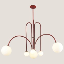 ΦΩΤΙΣΤΙΚΟ ΚΡΕΜΑΣΤΟ 6XG9W 100X85 ΚΟΚΚΙΝΟ ARTE ILLUMINA