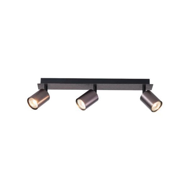ΣΠΟΤ ΑΛΟΥΜΙΝΙΟΥ 3ΦΩΤΟ 3XGU10 Max 7w  450X80X120mm ΓΚΡΙ ARTE ILLUMINA LUXY