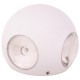 ΦΩΤΙΣΤΙΚΟ ΤΟΙΧΟΥ ΣΤΡΟΓΓΥΛΟ LED 8W Φ100X94 3000K IP65 ΛΕΥΚΟ PLUS ARTE ILLUMINA ΦΩΤΙΣΤΙΚΟ ΤΟΙΧΟΥ ΣΤΡΟΓΓΥΛΟ LED 8W Φ100X94 3000K IP65 ΛΕΥΚΟ PLUS ARTE ILLUMINA