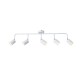 ΣΠΟΤ ΜΕΤΑΛΛΙΚΟ 5ΦΩΤΟ 5XGU10 Max 7W  800X90X230mm ΛΕΥΚΟ  ARTE ILLUMINA OLYMP