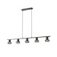 ΣΠΟΤ ΟΡΟΦΗΣ ΜΕ ΔΙΧΤΥ ΠΕΝΤΑΠΛΟ E27 Max 15w 1180X100X1180mm ΜΑΥΡΟ ARTE ILLUMINA SOLUN