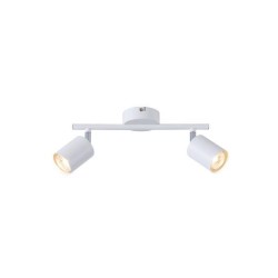 ΣΠΟΤ ΜΕΤΑΛΛΙΚΟ ΔΙΦΩΤΟ 2XGU10 Max 7W 300X80X155mm ΛΕΥΚΟ ARTE ILLUMINA OLYMP