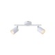 ΣΠΟΤ ΜΕΤΑΛΛΙΚΟ ΔΙΦΩΤΟ 2XGU10 Max 7W 300X80X155mm ΛΕΥΚΟ ARTE ILLUMINA OLYMP