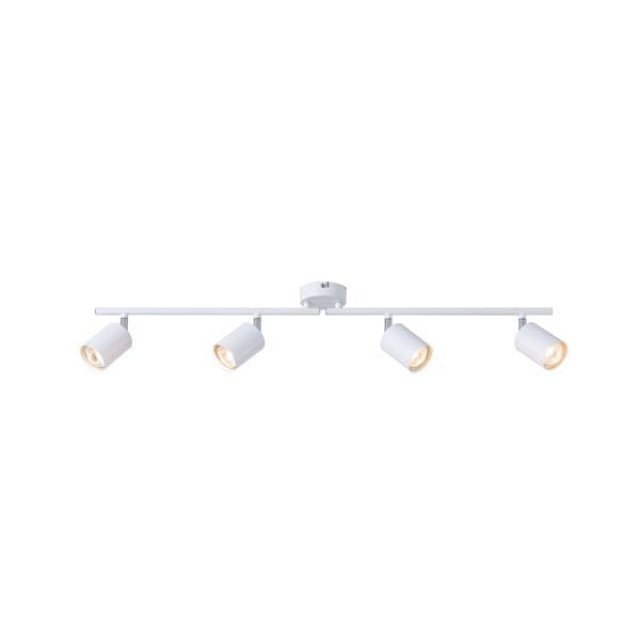 ΣΠΟΤ ΜΕΤΑΛΛΙΚΟ 4ΦΩΤΟ 4XGU10 Max 7W  790X80X165mm ΛΕΥΚΟ ARTE ILLUMINA OLYMP