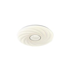 ΠΛΑΦΟΝΙΕΡΑ ΠΛΑΣΤΙΚΗ LED 60W 5580Lm 3000K 3CCT 3000-4000-6500K Φ480x75mm ΛΕΥΚΟ ARTE ILLUMINA TRIANO
