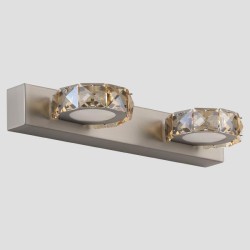 ΑΠΛΙΚΑ ΤΟΙΧΟΥ LED 6W 4000Κ ΟΒΑΛ 2Φ 320X50X116 ΝΙΚΕΛ ARTE ILLUMINA