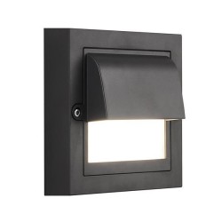 ΦΩΤΙΣΤΙΚΟ ΤΟΙΧΟΥ LED 6W 135X135X55 3CCT IP65 ΜΑΥΡΟ ARTE ILLUMINA SENARIO ΦΩΤΙΣΤΙΚΟ ΤΟΙΧΟΥ LED 6W 135X135X55 3CCT IP65 ΜΑΥΡΟ ARTE ILLUMINA SENARIO