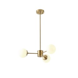 ΦΩΤΙΣΤΙΚΟ ΚΡΕΜΑΣΤΟ 3XΕ27 Max15w 620X730mm ΛΕΥΚΟ ARTE ILLUMINAPUFF