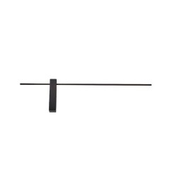 ΑΠΛΙΚΑ TOIXOY ΜΕΤΑΛΛΙΚΗ LED 10W 1000Lm 3000K 800X200X40mm ΜΑΥΡΟ ARTE ILLUMINA CLIO