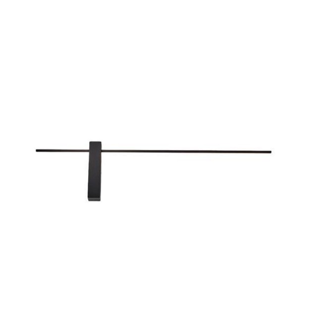 ΑΠΛΙΚΑ TOIXOY ΜΕΤΑΛΛΙΚΗ LED 10W 1000Lm 3000K 800X200X40mm ΜΑΥΡΟ ARTE ILLUMINA CLIO