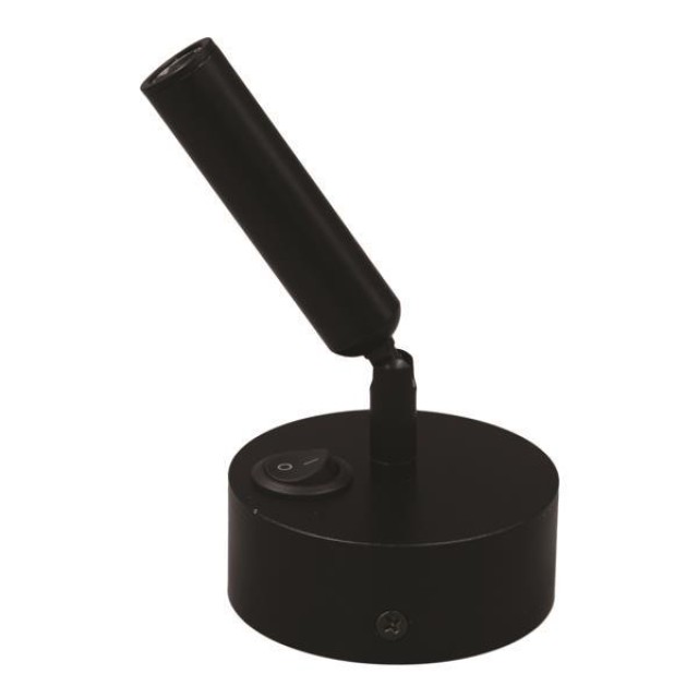 ΣΠΟΤ ΕΞΩΤΕΡΙΚΟ LED  ΚΙΝΗΤΟ 3W 195Lm 3000K ΜΑΥΡΟ PLUS ARTE ILLUMINA ARISTON 2