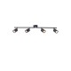ΣΠΟΤ ΜΕΤΑΛΛΙΚΟ 4ΦΩΤΟ 4XGU10  Max 7W 790X80X165mm ΜΑΥΡΟ ARTE ILLUMINA OLYMP