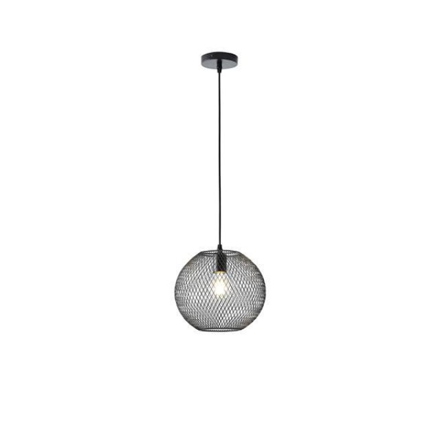 ΦΩΤΙΣΤΙΚΟ ΚΡΕΜΑΣΤΟ ΜΕΤΑΛΛΟ 1XE27 Max 15w  350X350Χ1360mm ΜΑΥΡΟ ARTE ILLUMINA MESH ΦΩΤΙΣΤΙΚΟ ΚΡΕΜΑΣΤΟ ΜΕΤΑΛΛΟ 1XE27 Max 15w  350X350Χ1360mm ΜΑΥΡΟ ARTE ILLUMINA MESH