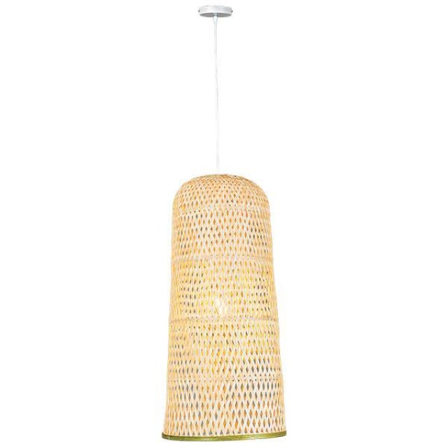 ΦΩΤΙΣΤΙΚΟ ΚΡΕΜΑΣΤΟ ΜΟΝΟΦΩΤΟ Ε27 MAX 60W D300X600H BAMBOO ARTE ILLUMINA CROSSLINE ΦΩΤΙΣΤΙΚΟ ΚΡΕΜΑΣΤΟ ΜΟΝΟΦΩΤΟ Ε27 MAX 60W D300X600H BAMBOO ARTE ILLUMINA CROSSLINE