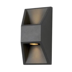 ΦΩΤΙΣΤΙΚΟ ΤΟΙΧΟΥ ΑΛΟΥΜΙΝΙΟΥ 2X1W 164X82X54.5mm ΓΡΑΦΙΤΗΣ ARTE ILLUMINA ΦΩΤΙΣΤΙΚΟ ΤΟΙΧΟΥ ΑΛΟΥΜΙΝΙΟΥ 2X1W 164X82X54.5mm ΓΡΑΦΙΤΗΣ ARTE ILLUMINA