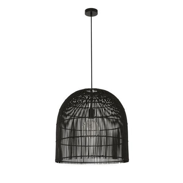 ΦΩΤΙΣΤΙΚΟ ΚΡΕΜΑΣΤΟ ΜΟΝΟΦΩΤΟ  Ε27 MAX 60W D500X500 RATTAN  ΜΑΥΡΟ ARTE ILLUMINA KAI ΦΩΤΙΣΤΙΚΟ ΚΡΕΜΑΣΤΟ ΜΟΝΟΦΩΤΟ  Ε27 MAX 60W D500X500 RATTAN  ΜΑΥΡΟ ARTE ILLUMINA KAI