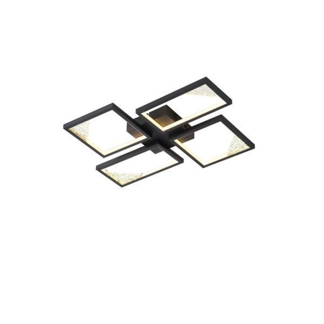 ΦΩΤΙΣΤΙΚΟ ΟΡΟΦΗΣ AΛΟΥΜΙΝΙΟ LED  36W 1200Lm 3000K 450X580X55mm AΣΗΜΙ ARTE ILLUMINA SQUARE