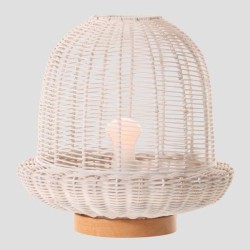 ΠΟΡΤΑΤΙΦ E27 ΒΑΣΗ ΞΥΛΟ&RATTAN Φ29X30 ΛΕΥΚΟ ARTE ILLUMINA ΠΟΡΤΑΤΙΦ E27 ΒΑΣΗ ΞΥΛΟ&RATTAN Φ29X30 ΛΕΥΚΟ ARTE ILLUMINA
