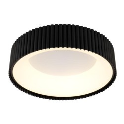 ΠΛΑΦΟΝΙΕΡΑ ΜΕΤΑΛΛΙΚΗ LED 30W 2262Lm 3000K Φ460mm ΜΑΥΡΟ ARTE ILLUMINA HALLO