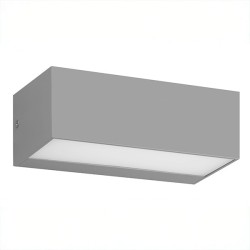 ΦΩΤΙΣΤΙΚΟ ΤΟΙΧΟΥ LED 12W 230X90X100 3CCT IP65 ΓΚΡΙ ARTE ILLUMINA LIMA ΦΩΤΙΣΤΙΚΟ ΤΟΙΧΟΥ LED 12W 230X90X100 3CCT IP65 ΓΚΡΙ ARTE ILLUMINA LIMA