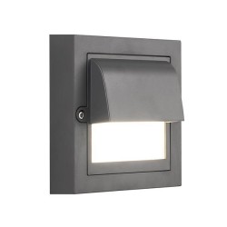 ΦΩΤΙΣΤΙΚΟ ΤΟΙΧΟΥ LED 6W 135X135X55 3CCT IP65 ΓΡΑΦΙΤΗΣ ARTE ILLUMINA SENARIO ΦΩΤΙΣΤΙΚΟ ΤΟΙΧΟΥ LED 6W 135X135X55 3CCT IP65 ΓΡΑΦΙΤΗΣ ARTE ILLUMINA SENARIO