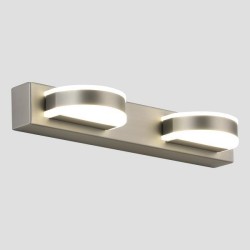 ΑΠΛΙΚΑ ΤΟΙΧΟΥ LED 8W 4000Κ ΟΒΑΛ 2Φ 320X50X100 ΝΙΚΕΛ ARTE ILLUMINA