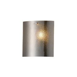 ΑΠΛΙΚΑ ΤΟΙΧΟΥ ΜΕΤΑΛΛΟ-ΓΥΑΛΙ 1XE14 ΜΑΧ  15w 75X170X180mm ΜΑΥΡΟ ARTE ILLUMINA FOLIA