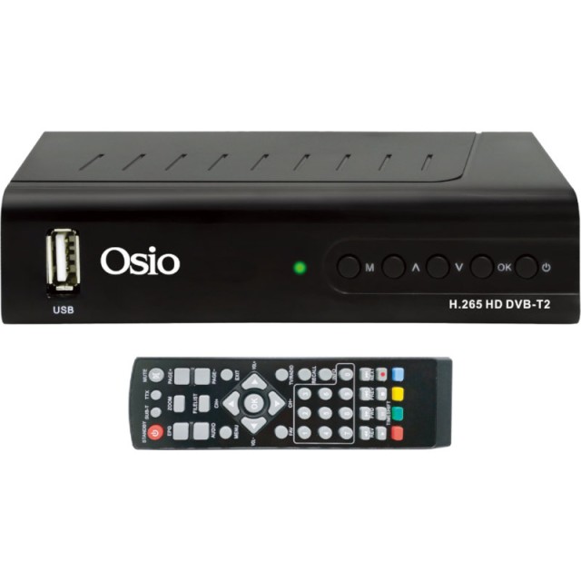 Ψηφιακός Δέκτης με USB DVB-T/T2 Full HD H.265 MPEG-4 Osio OST-3540D Ψηφιακός Δέκτης με USB DVB-T/T2 Full HD H.265 MPEG-4 Osio OST-3540D