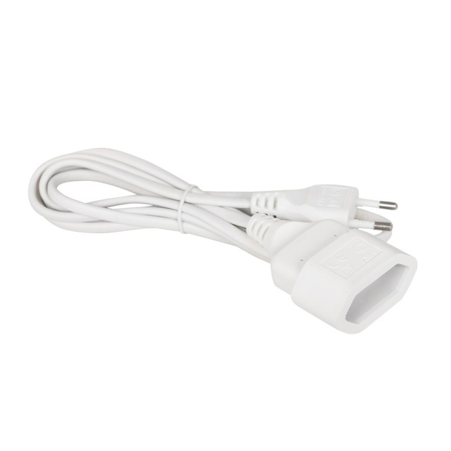 COM ΠΡΟΕΚΤΑΣΗ 2Μ 2 x 0,75mm2 ΛΕΥΚΗ 02.202