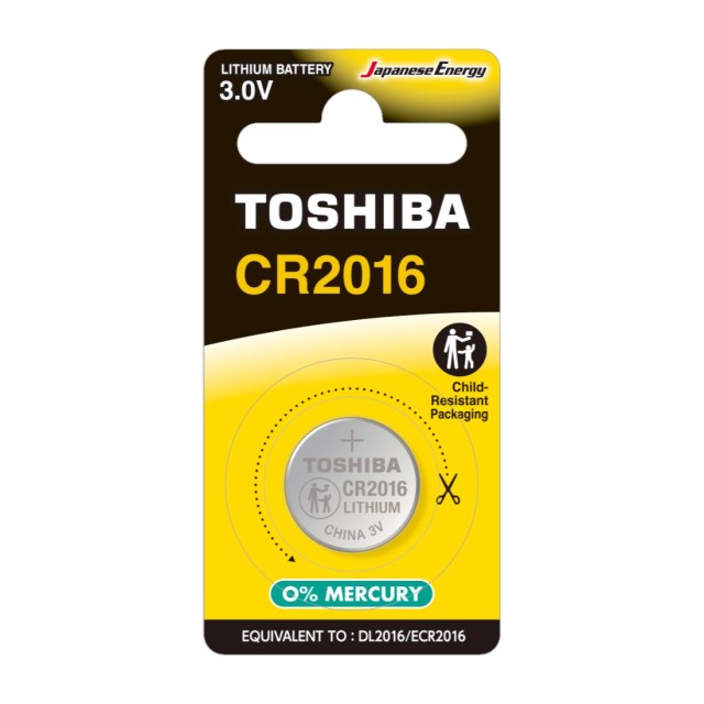 Μπαταρία Λιθίου CR2016 3V Toshiba