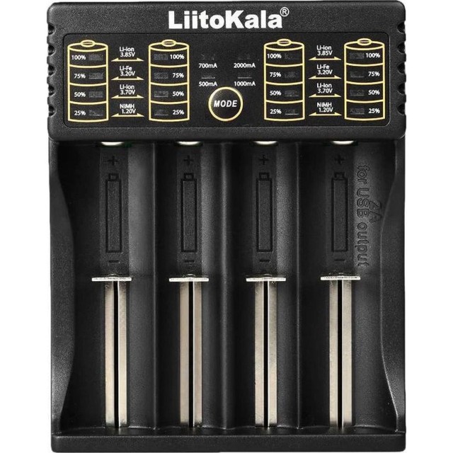 Φορτιστής Μπαταριών 4 Θέσεων Ni-Cd/Ni-MH Li-Ion LII-402 
