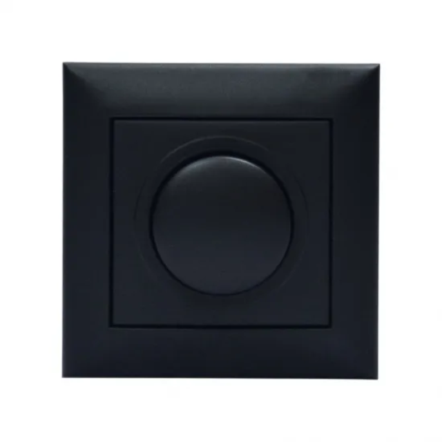 LED DIMMER 200W Χωνευτό Μαύρο Magic Electronic 00002
