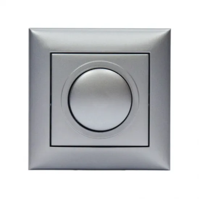 LED DIMMER 200W Χωνευτό Ασημί Magic Electronic 00004