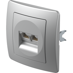 ΠΡΙΖΑ CAT5e KS ΔΙΠΛΗ 2x RJ45 8/8 ES