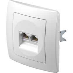ΠΡΙΖΑ CAT5e KS ΔΙΠΛΗ 2x RJ45 8/8 PW