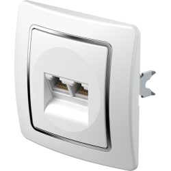 ΠΡΙΖΑ CAT5e KS ΔΙΠΛΗ 2x RJ45 8/8 CO