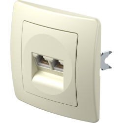 ΠΡΙΖΑ CAT5e KS ΔΙΠΛΗ 2x RJ45 8/8 IW