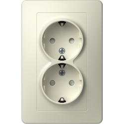 ΠΡΙΖΑ ΣΟΥΚΟ ΔΙΠΛΗ 2P+E 16A 250V~ KS IW