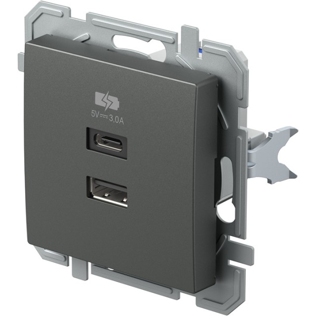 ΤΡΟΦΟΔΟΤΙΚΟ USB 5V 3.0A 1M AT