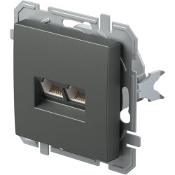ΠΡΙΖΑ CAT5e KS ΔΙΠΛΗ 2x RJ45 8/8 AT XO LOGIQ