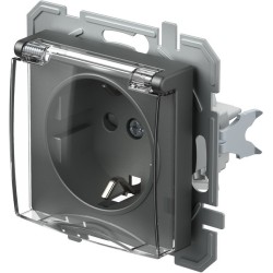 ΠΡΙΖΑ ΣΟΥΚΟ+ΚΑΛΥΜΜΑ 2P+E 16A 250V~ AT XO LOGIQ