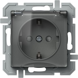 ΠΡΙΖΑ ΣΟΥΚΟ+ΚΑΛΥΜΜΑ 2P+E 16A 250V~ AT XO LOGIQ