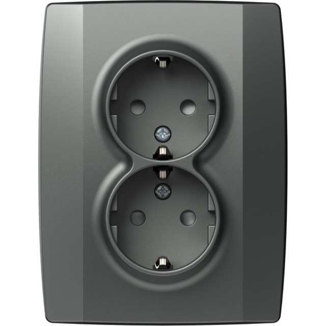 ΠΡΙΖΑ ΣΟΥΚΟ ΔΙΠΛΗ 2P+E 16A 250V~ KS AT LOGIQ