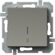 ΜΠΟΥΤΟΝ+ΦΩΣ 02 10A 250V~ TI XO LOGIQ