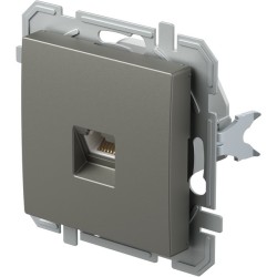 ΠΡΙΖΑ CAT6S KS RJ45 8/8 SLIM TI XO LOGIQ