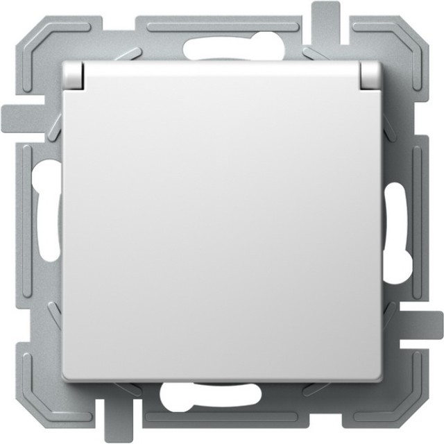 ΠΡΙΖΑ ΣΟΥΚΟ+ΚΑΛΥΜΜΑ 2P+E 16A 250V~ PP XO LOGIQ